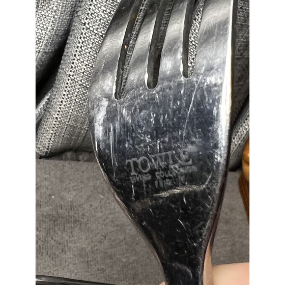 Towle Stainless Steel Flatware 18:0 Dinner & Salad Forks Spoon Lot - Picture 6 of 7